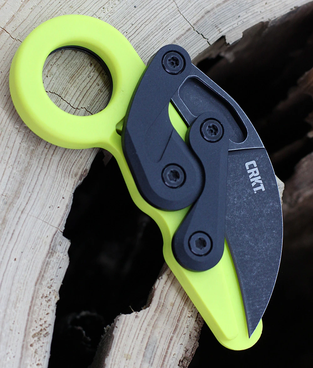CRKT Provoke ZAP Kinematic - Neon Green Grivory (2.47" 1.4116) CR4041G 4 CRKT Provoke ZAP Kinematic - Neon Green Grivory (2.47" 1.4116) CR4041G - Image 4