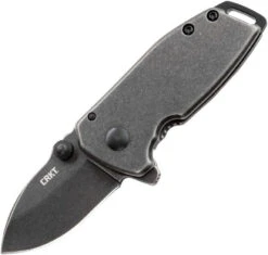 CRKT Squid Compact A/O - Blackwashed SS (1.75" 8Cr13MoV) CR2485K