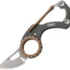 CRKT Compano Carabiner - Blackwashed SS (1.42" 5Cr15MoV) CR9082