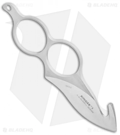 CRKT A.G. Ringer Guthook Fixed Blade Neck Knife (2.375" Satin) 2250 2 CRKT A.G. Ringer Guthook Fixed Blade Neck Knife (2.375" Satin) 2250 - Image 2