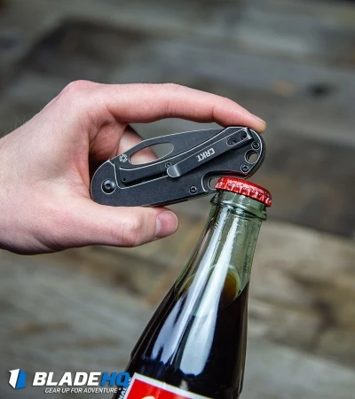 CRKT Bev-Edge Flipper Knife W/ Bottle Opener Black (2.5" Black Stonewash) 4635 5 CRKT Bev-Edge Flipper Knife W/ Bottle Opener Black (2.5" Black Stonewash) 4635 - Image 5