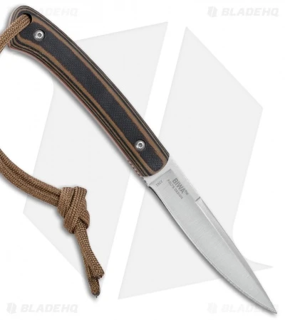 CRKT Folts Biwa Fixed Blade Knife Brown/Black G-10 (3" Satin) 2 CRKT Folts Biwa Fixed Blade Knife Brown/Black G-10 (3" Satin) - Image 2