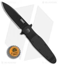CRKT Bombastic Frame Lock Knife Black GFN (3.3" Black) K345KKSP 7 CRKT Bombastic Frame Lock Knife Black GFN (3.3" Black) K345KKSP -CRKT CRKT Bombastic Black Plain Edge BHQ 78172 er bottlecap