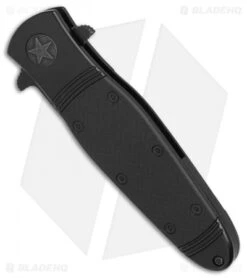 CRKT Bombastic Frame Lock Knife Black GFN (3.3" Black) K345KKSP 6 CRKT Bombastic Frame Lock Knife Black GFN (3.3" Black) K345KKSP -CRKT CRKT Bombastic Black Plain Edge BHQ 78172 er spine