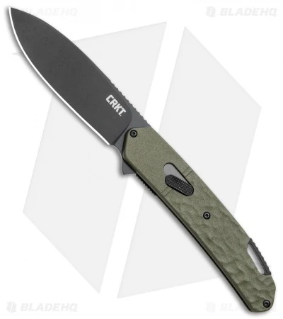 CRKT Onion Bona Fide Field Strip Knife OD Green (3.18" Black) K540GKP 1 CRKT Onion Bona Fide Field Strip Knife OD Green (3.18" Black) K540GKP