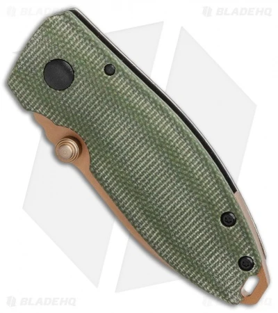CRKT Burnley Desert Warrior Squid Knife Green Micarta (2.25" Copper D2) 2 CRKT Burnley Desert Warrior Squid Knife Green Micarta (2.25" Copper D2) - Image 2