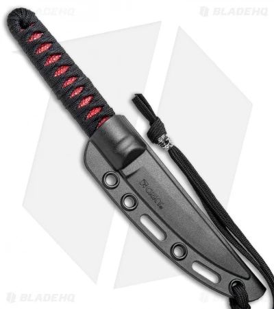 CRKT Burnley Obake Fixed Blade Knife Red (3.64" Gray TiNi) 2367R 3 CRKT Burnley Obake Fixed Blade Knife Red (3.64" Gray TiNi) 2367R - Image 3