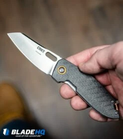 CRKT Burnley Sketch Frame Lock Knife Carbon Fiber (2.75" Satin D2) Exclusive -CRKT CRKT Burnley Sketch Frame Lock Knife Carbon Fiber Satin D2 Exclusive BHQ 105623 kp hand web