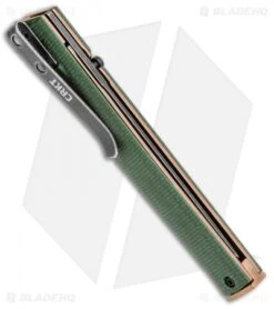 CRKT CEO Liner Lock Knife Green Micarta (3.1" Smokewash D2) BHQ Exclusive 9 CRKT CEO Liner Lock Knife Green Micarta (3.1" Smokewash D2) BHQ Exclusive -CRKT CRKT CEO Liner Lock Knife Green Micarta 3.1in Smokewash D2 BHQ Exclusive BHQ 101007 LS