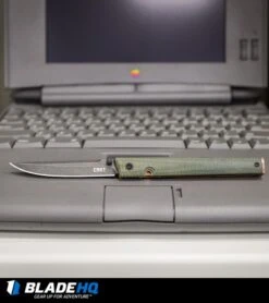 CRKT CEO Liner Lock Knife Green Micarta (3.1" Smokewash D2) BHQ Exclusive 12 CRKT CEO Liner Lock Knife Green Micarta (3.1" Smokewash D2) BHQ Exclusive -CRKT CRKT CEO Liner Lock Knife Green Micarta BHQ Exclusive D2 BHQ 101007 kp mac web