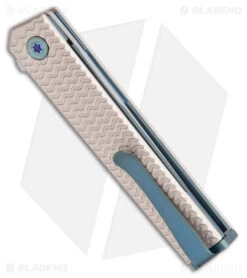 CRKT CEO Microflipper Liner Lock Knife Aluminum (2.36" Satin) -CRKT CRKT CEO Microflipper LL Grayish Aluminum Satin BHQ 178654 jr side