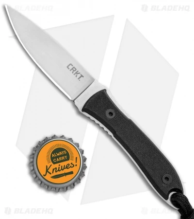 CRKT Carson F4-02N Fixed Blade Neck Knife Black G-10 (2.88" Satin) 4 CRKT Carson F4-02N Fixed Blade Neck Knife Black G-10 (2.88" Satin) - Image 4