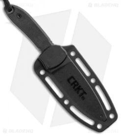 CRKT Carson F4-02N Fixed Blade Neck Knife Black G-10 (2.88" Satin) 6 CRKT Carson F4-02N Fixed Blade Neck Knife Black G-10 (2.88" Satin) -CRKT CRKT Carson F4 02N Neck Knife Black G 10 Satin CRF402N BHQ 90721 jr sheath