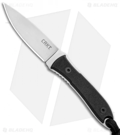 CRKT Carson F4-02N Fixed Blade Neck Knife Black G-10 (2.88" Satin) 1 CRKT Carson F4-02N Fixed Blade Neck Knife Black G-10 (2.88" Satin)