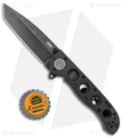 CRKT Carson M16-02DB Tanto Dead Bolt Lock Flipper Knife (3.1" Black SW) -CRKT CRKT Carson M16 02DB Tanto Dead Lock Black Flipper Black SW BHQ 138923 jr bottlecap