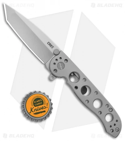 CRKT M16-02SS Stainless Steel Frame Lock Knife Tanto (3" Bead Blast) 4 CRKT M16-02SS Stainless Steel Frame Lock Knife Tanto (3" Bead Blast) - Image 4