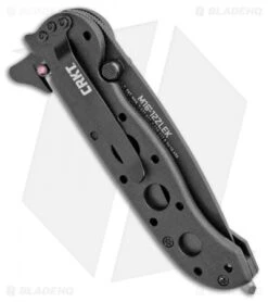 CRKT Carson M16-12ZLEK Tanto Flipper Knife Zytel (3" Black Serr) 6 CRKT Carson M16-12ZLEK Tanto Flipper Knife Zytel (3" Black Serr) -CRKT CRKT Carson M16 12ZLEK Tanto Zytel Black Serr BHQ 9882 jr side