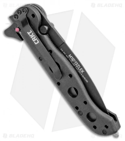 CRKT Carson M16-13ZLEK E.R. Spear Point Flipper Knife Zytel (3.375" Black Serr) 3 CRKT Carson M16-13ZLEK E.R. Spear Point Flipper Knife Zytel (3.375" Black Serr) - Image 3