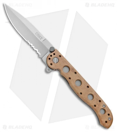 CRKT Carson M16-13ZM Desert Spear Point Flipper Knife (3.5" Bead Blast Serr) 1 CRKT Carson M16-13ZM Desert Spear Point Flipper Knife (3.5" Bead Blast Serr)