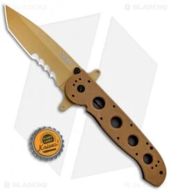 CRKT Carson M16-14DSFG Tanto Flipper Knife Desert Tan G-10 (3.875" Serr) 7 CRKT Carson M16-14DSFG Tanto Flipper Knife Desert Tan G-10 (3.875" Serr) -CRKT CRKT Carson M16 14DSFG Tanto Desert Tan Serr BHQ 4980 jr bottlecap