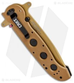 CRKT Carson M16-14DSFG Tanto Flipper Knife Desert Tan G-10 (3.875" Serr) 6 CRKT Carson M16-14DSFG Tanto Flipper Knife Desert Tan G-10 (3.875" Serr) -CRKT CRKT Carson M16 14DSFG Tanto Desert Tan Serr BHQ 4980 jr side