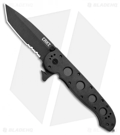 CRKT Carson M16-14ZLEK Tanto Liner Lock Knife (3.75" Serr) 1 CRKT Carson M16-14ZLEK Tanto Liner Lock Knife (3.75" Serr)