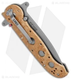 CRKT Carson M16-14ZSF Tanto Flipper Knife Desert Tan (3.875" Bead Blast Serr) 6 CRKT Carson M16-14ZSF Tanto Flipper Knife Desert Tan (3.875" Bead Blast Serr) -CRKT CRKT Carson M16 14ZSF Tanto Desert Tan BB Serr BHQ 7950 jr side