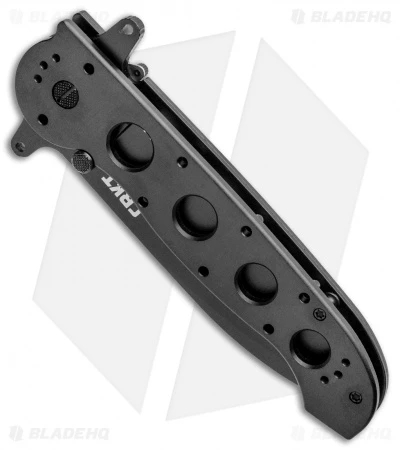 CRKT Carson M21-14SF Special Forces Flipper Knife Aluminum (3.875" Black Serr) 2 CRKT Carson M21-14SF Special Forces Flipper Knife Aluminum (3.875" Black Serr) - Image 2