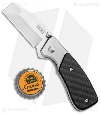 CRKT Compact Razel Liner Lock Knife Carbon Fiber (2.13" Satin) 4 CRKT Compact Razel Liner Lock Knife Carbon Fiber (2.13" Satin) - Image 4