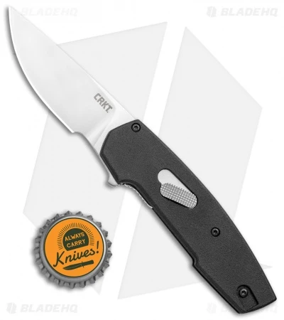 CRKT Cottidae Liner Lock Knife Black Aluminum (2.6" Satin) 6321 4 CRKT Cottidae Liner Lock Knife Black Aluminum (2.6" Satin) 6321 - Image 4