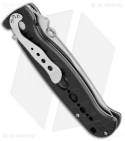 CRKT Crawford Falcon Liner Lock Knife Black Zytel (3.875" Satin Serr) 6243 6 CRKT Crawford Falcon Liner Lock Knife Black Zytel (3.875" Satin Serr) 6243 -CRKT CRKT Crawford Falcon LL Black Zytel Satin Serr 6243 BHQ 75700 jr side