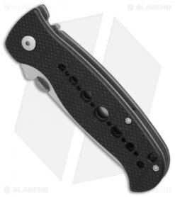 CRKT Crawford Falcon Liner Lock Knife Black Zytel (3.875" Satin) 6232 6 CRKT Crawford Falcon Liner Lock Knife Black Zytel (3.875" Satin) 6232 -CRKT CRKT Crawford Falcon black zytel satin BHQ 76310 er spine