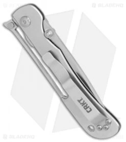 CRKT Crawford Offbeat Lockback Knife Stainless Steel (3.52" Satin) 7730 5 CRKT Crawford Offbeat Lockback Knife Stainless Steel (3.52" Satin) 7730 -CRKT CRKT Crawford Offbeat stainless steel satin BHQ 76678 er side