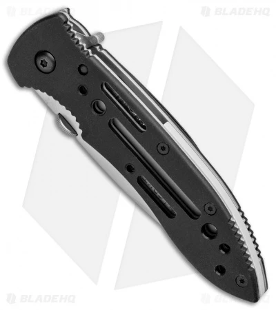 CRKT Crawford Point Guard Liner Lock Knife (3.5" Bead Blast Serr) 6763 2 CRKT Crawford Point Guard Liner Lock Knife (3.5" Bead Blast Serr) 6763 - Image 2
