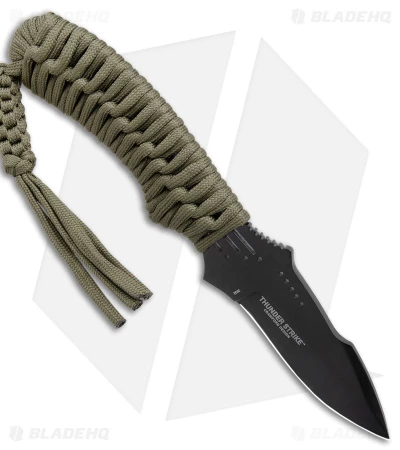 CRKT Crawford Thunder Strike Neck Knife Green Paracord (2.8" Black) 2032 2 CRKT Crawford Thunder Strike Neck Knife Green Paracord (2.8" Black) 2032 - Image 2