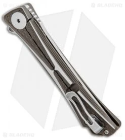 CRKT Crossbones Limited Edition Liner Lock Knife Ti (3.5" Satin M390) 7531 8 CRKT Crossbones Limited Edition Liner Lock Knife Ti (3.5" Satin M390) 7531 -CRKT CRKT Crossbones Limited Edition LL Ti Satin 7531 BHQ 97577 jr side