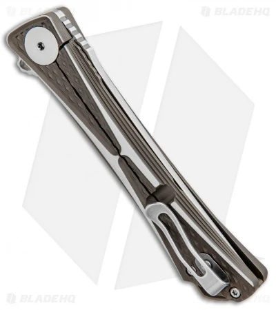 CRKT Crossbones Limited Edition Liner Lock Knife Ti (3.5" Satin M390) 7531 3 CRKT Crossbones Limited Edition Liner Lock Knife Ti (3.5" Satin M390) 7531 - Image 3