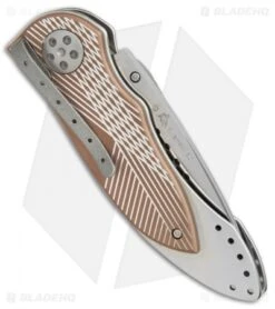 CRKT Elishewitz E-Lock Folding Knife Bronze (3.9" Satin Serr) 7333 6 CRKT Elishewitz E-Lock Folding Knife Bronze (3.9" Satin Serr) 7333 -CRKT CRKT Elishewitz E Lock bronze satin serr 7333 BHQ 0477 er side