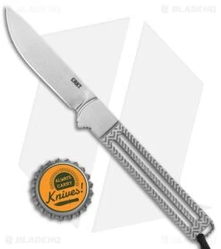 CRKT Testy Fixed Blade Knife Skeletonized Stainless Steel (2.4" Satin) -CRKT CRKT Feisty Skeletonized Fixed Blade Satin BHQ 138974 jr bottlecap large