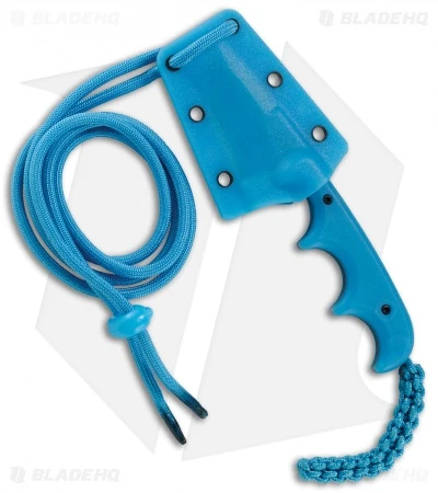 CRKT Folts Minimalist Bowie Cthulhu Neck Knife Blue GRN (2" Satin) 2387O 3 CRKT Folts Minimalist Bowie Cthulhu Neck Knife Blue GRN (2" Satin) 2387O - Image 3