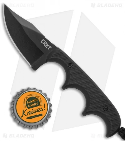 CRKT Folts Minimalist Bowie Neck Knife Black G-10 (2" Black) 2387K 4 CRKT Folts Minimalist Bowie Neck Knife Black G-10 (2" Black) 2387K - Image 4