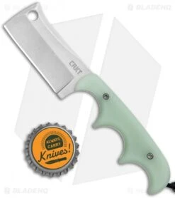 CRKT Folts Minimalist Cleaver Neck Knife Natural G-10 (2.1" Stonewash D2) -CRKT CRKT Folts Minimalist Cleaver Neck Knife Natural G 10 SW BHQ 119273 jr bottlecap
