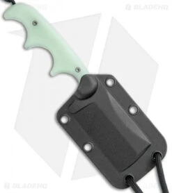 CRKT Folts Minimalist Cleaver Neck Knife Natural G-10 (2.1" Stonewash D2) -CRKT CRKT Folts Minimalist Cleaver Neck Knife Natural G 10 SW BHQ 119273 jr sheath