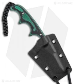 CRKT Folts Minimalist Tanto Neck Knife (2.125" Bead Blast) 2386 6 CRKT Folts Minimalist Tanto Neck Knife (2.125" Bead Blast) 2386 -CRKT CRKT Folts Minimalist Tanto Neck Knife Green Black BB 2386 BHQ 7032 jr sheath 1