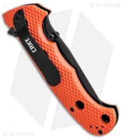CRKT Hammond Cruiser LAWKS Liner Lock Knife Orange (3.75" Black Serr) 7914ORB 6 CRKT Hammond Cruiser LAWKS Liner Lock Knife Orange (3.75" Black Serr) 7914ORB -CRKT CRKT Hammond Cruiser Orange Black Serr CR7914ORB BHQ 87150 jr side 2