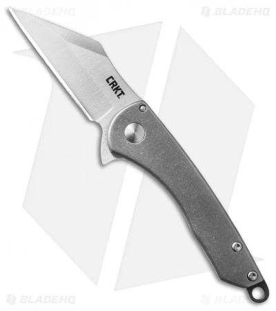 CRKT Jettison Compact Frame Lock Flipper Knife Titanium (2" Stonewash) 6120 1 CRKT Jettison Compact Frame Lock Flipper Knife Titanium (2" Stonewash) 6120