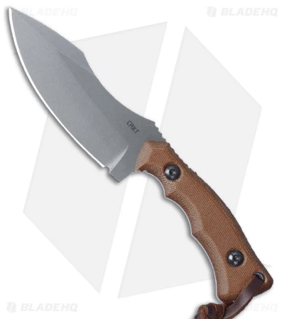 CRKT Kaila Cumings Bugsy Fixed Blade Knife Brown Micarta (3.78" Stonewash) 1 CRKT Kaila Cumings Bugsy Fixed Blade Knife Brown Micarta (3.78" Stonewash)