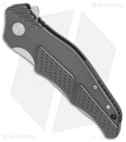 CRKT Ken Onion Outrage Knife Gray (3.25" Satin) K320GXPX *Factory Second -CRKT CRKT Ken Onion Outrage gray satin blemish BHQ 75333 er spine