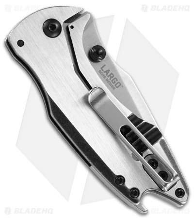 CRKT Ochs Largo Spring Assisted Knife Stainless Steel (2.5" Satin) 5360 3 CRKT Ochs Largo Spring Assisted Knife Stainless Steel (2.5" Satin) 5360 - Image 3