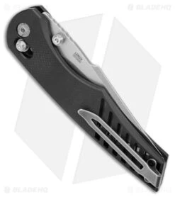 CRKT Lerch Definitive Crossbar Knife G-10 Black (3.7" Stonewash) 3820 -CRKT CRKT Lerch Definitive Crossbar Knife G 10 Black SW BHQ 179671 jr side